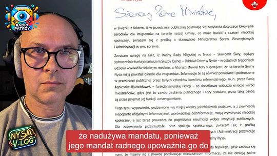 Burmistrz uprzejmie donosi do ministra Siemoniaka. Oni pytają o imigrantów! Burmistrz uprzejmie donosi do ministra Siemoniaka. Oni pytają o imigrantów!