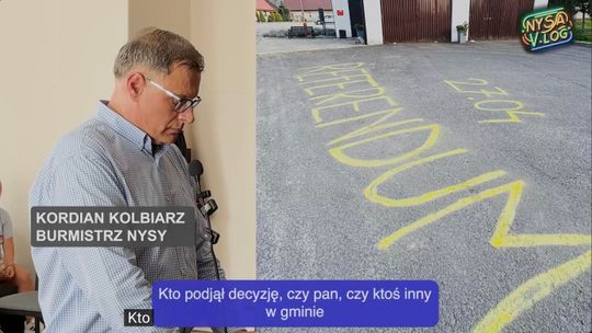 Czy napis wykonany kredą w sprayu może stać się podstawą do ścigania przeciwników politycznych?
