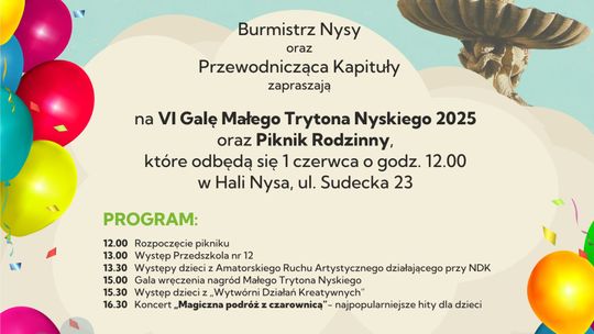 Gala Małego Trytona i Piknik Rodzinny w Nysie
