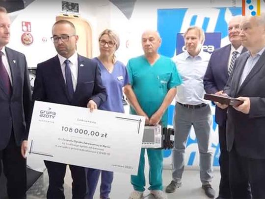 108 000 zł dla ZOZ w Nysie - przekazane przez Grupę Azoty ZAK S.A.