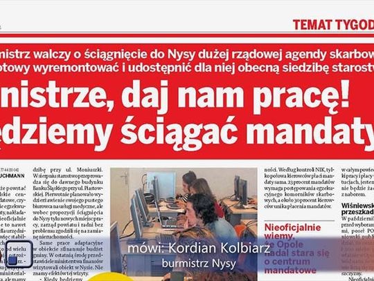 300 miejsc pracy - kto wygra Opole, czy Nysa?