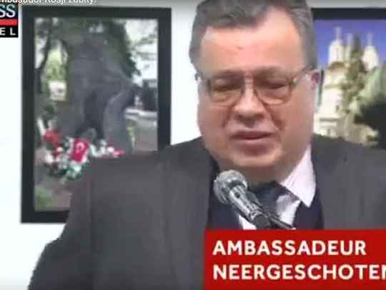 Ambasador Turcji zastrzelony przez zamachowca.