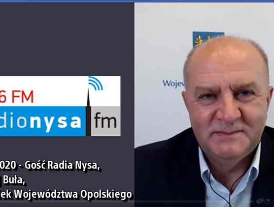  Andrzej Buła, Marszałek Województwa Opolskiego w radio Nysa - 08.05.2020