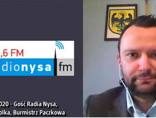 Artur Rolka, Burmistrz Paczkowa w Radio Nysa FM - 15.04