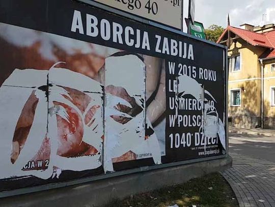 Bilbordy antyaborcyjne godzą w dobre obyczaje uznał sąd w Rzeszowie.