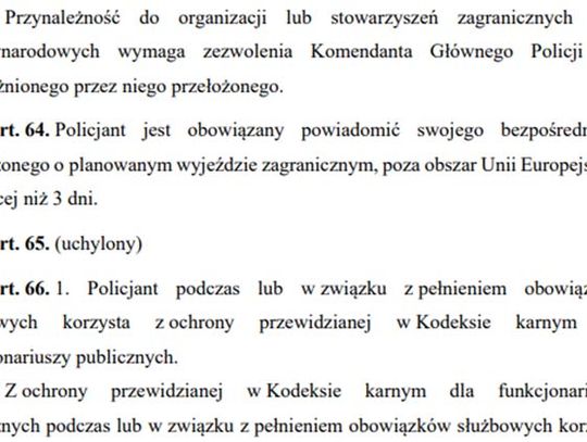 Była rzecznik KPP Nysa naruszyła ustawę o policji art. 64