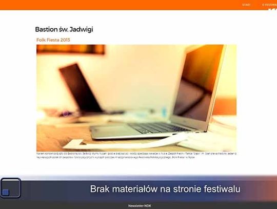 Co się stało z Folk Fiestą? Dlaczego NDK usuwa informacje o dorobku poprzedników?