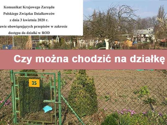 Czy można iść na działkę? 3.04