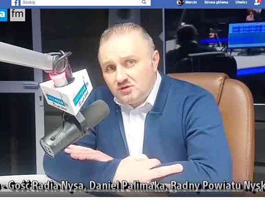 Daniel Palimaka w Radio Nysa FM