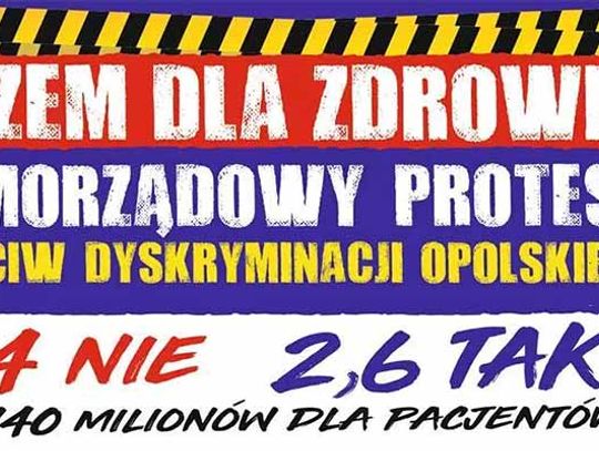 Dlaczego w opolskim na ochronę zdrowia dostajemy mniej, czy jesteśmy gorszego sortu? 0,2% to 140 milionów.