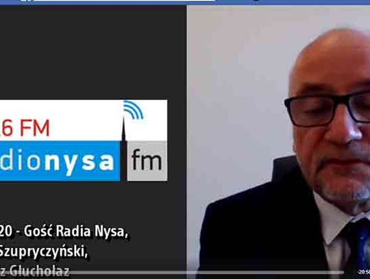 Edward Szupryczyński, Burmistrz Głuchołaz w Radio Nysa Fm - 23.04.2020