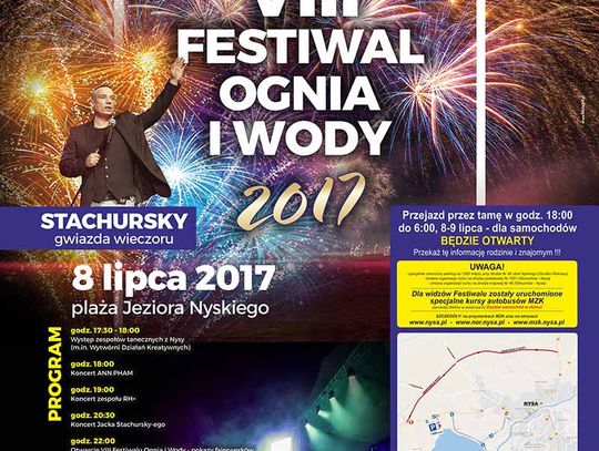 Festiwal Ognia i Wody 2017 - Oficjalny program.