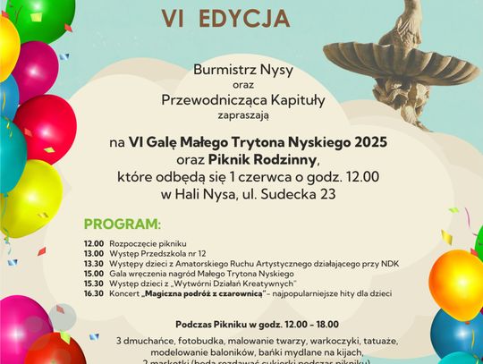 Gala Małego Trytona i Piknik Rodzinny w Nysie