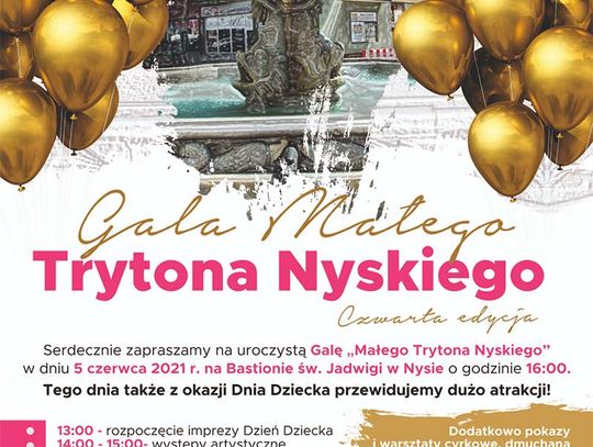 Gala "Małego Trytona Nyskiego" już 5 czerwca