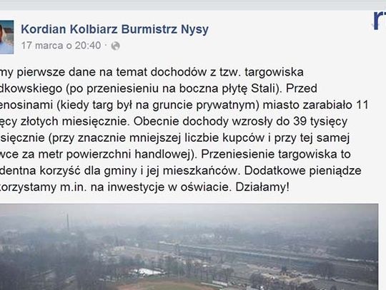 Gdzie pieniądze z targu bułgarskiego, Gmina niezdecydowana już 2 miesiące.