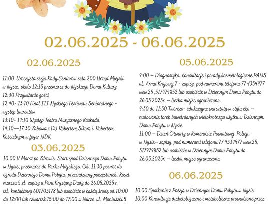 Gminne Dni seniora już za kilka dni - zobacz plan
