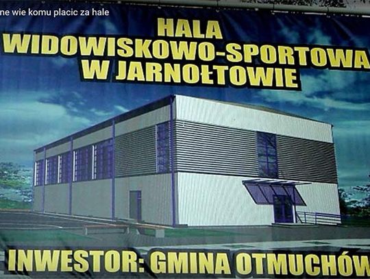 Hala sportowa stoi ale gmina Otmuchów nie wie komu za nią zapłacić.
