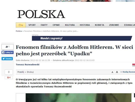 Hitler doprowadził do dymisji parlamentarzysty, czy w Nysie też to nastąpi?