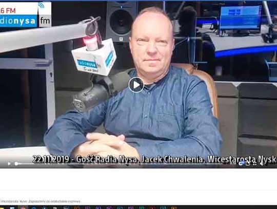 Jacek Chwalenia w radio Nysa