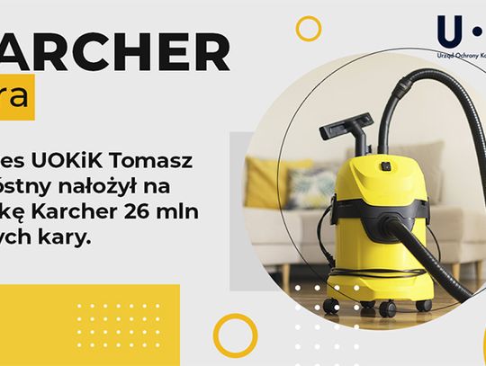 Karcher - 26 milionów kary za długoletnią zmowę cenową.