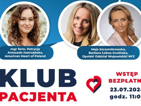 Klub Pacjenta – dowiedz się, jak zadbać o swoje zdrowie – bezpłatne porady medyczne