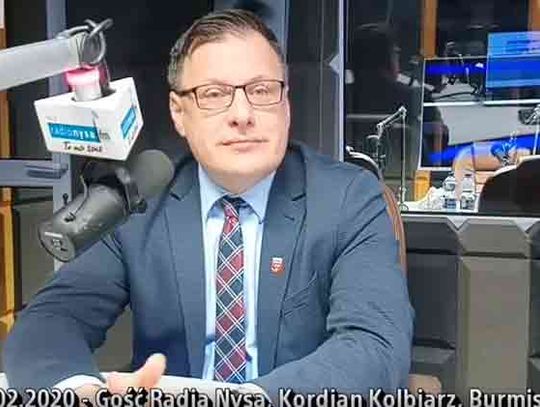  Kordian Kolbiarz, Burmistrz Nysy. Radio Nysa FM