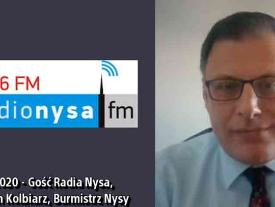 Kordian Kolbiarz, Burmistrz Nysy w Radio Nysa FM - 16.04