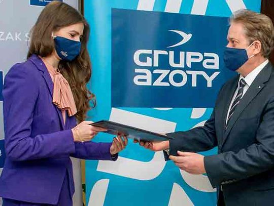 Magdalena Zawadzka z Kędzierzyna-Koźla Ambasadorem Marki Grupa Azoty