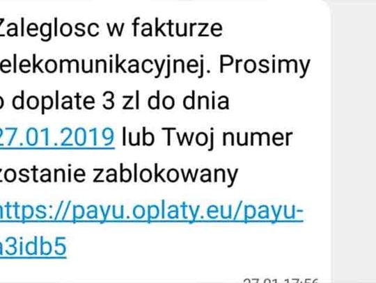 Mieszkanka Paczkowa kliknęła w link z sms-a i straciła ponad 8 tysięcy złotych.