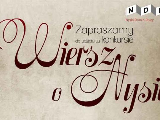 Nyski Dom Kultury - nagrodzone wiersze o Nysie