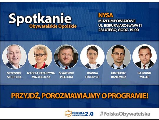 Platforma Obywatelska w Nysie będzie rozmawiała o programie. Polska 2.0