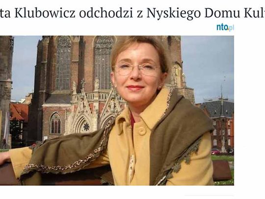 Po 5 miesiącach kontrowersyjnego L4 Marta Klubowicz odchodzi z NDK.