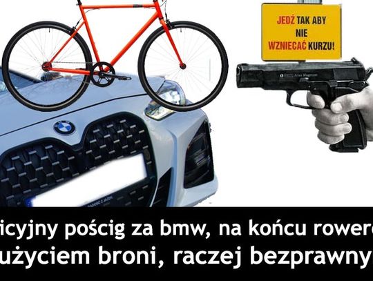 Policyjny pościg za 27 latkiem w BMW, funkcjonariusze strzelali, ale raczej nielegalnie.