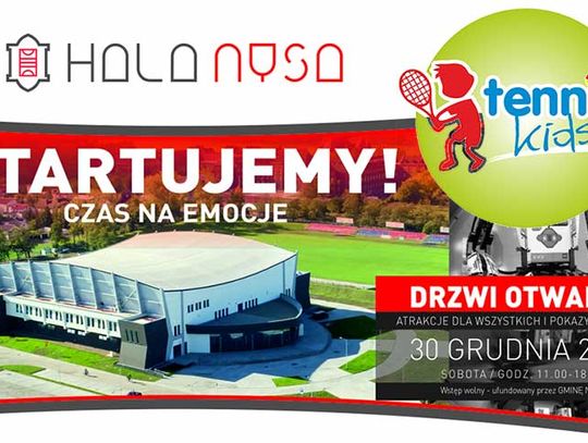 Program zajęć otwarcie hali  - TENIS DLA WSZYSTKICH