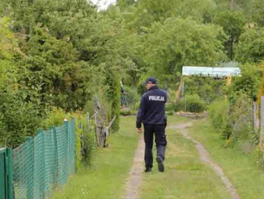 Przebywanie na terenie ogródków działkowych przez ich właścicieli nie jest zabronione - mówi policja.