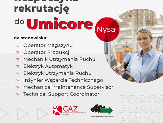 Rekrutacja do firmy Umicore