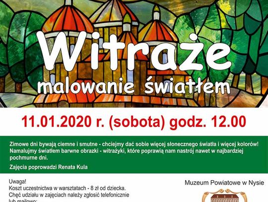 Rodzinne warsztaty plastyczne WITRAŻE