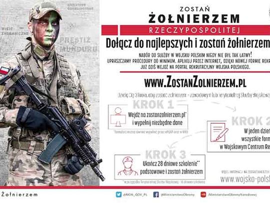 RUSZA NOWY SYSTEM REKRUTACJI DO WOJSKA POLSKIEGO