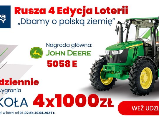 Ruszyła IV edycja loterii Grupy Azoty „Dbamy o polską ziemię” - Loteria z napędem na 4 koła