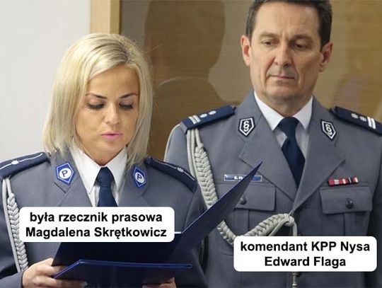 Rzecznik policji w Nysie Magdalena Skrętkowicz odwołana.