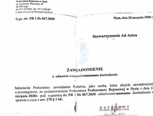 Skandaliczna decyzja prokuratury - to prywatna opinia, ale z twardymi dowodami.