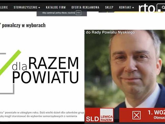 SLD to zbyt mało dla wicestarosty Piotra Woźniaka - czy raczej szczury uciekają z tonącego okrętu jak komentuje Jacek Chwalenia.