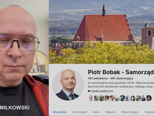 Służbowy czy prywatny? Spór o profil Piotra Bobaka.
