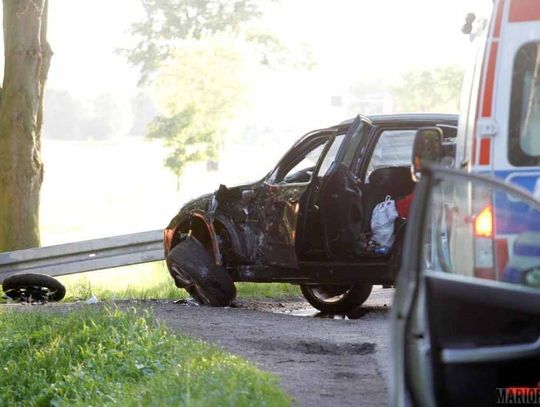 Śmiertelny wypadek na DK46. Zginął 39 letni motocyklista.