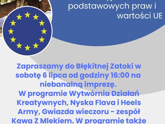 SPLOT WARTOŚCI - 6 lipca, w sobotę, zapraszamy do Błękitnej Zatoki w Głębinowie.