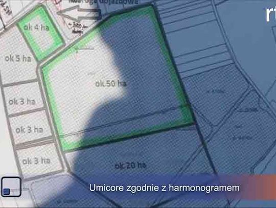 Umicore według harmonogramu.