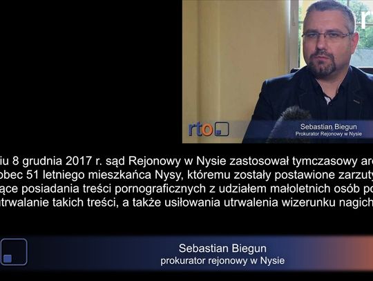 Wiadomości 17 grudnia 2017 - Konferencja prasowa dyrektora NDK w sprawie pedofilii w szkole tańca.