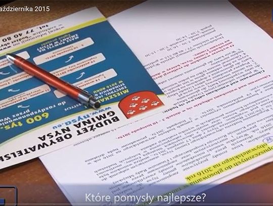 Wiadomości 28 października 2015 - Budżet obywatelski Nysy - wkrótce głosowanie