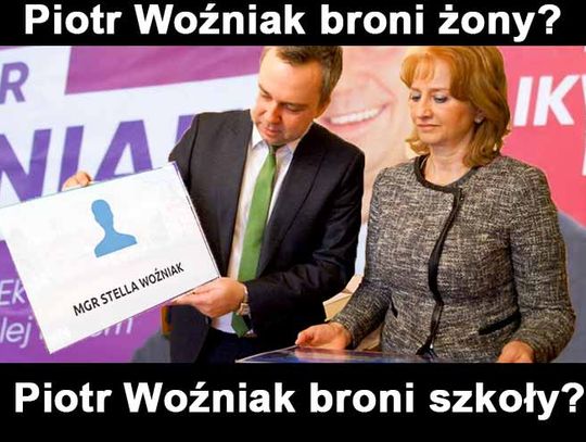 Woźniak broni dyrektora, który awansował jego własną żonę - wszystko "w obronie Ekonomika".