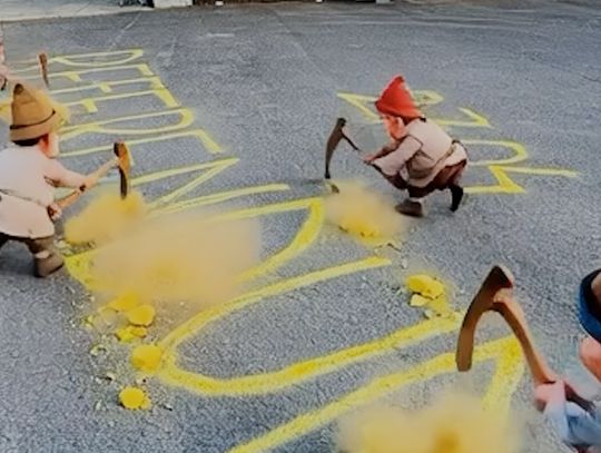 „Zbrodnia kredowa" wraca na wokandę. Sprawa napisu w Domaszkowicach budzi kontrowersje.